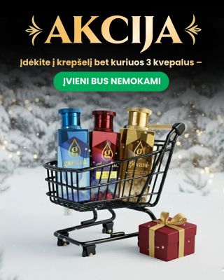 🔥 MEGA AKCIJA ČIA! Pasirinkite bet kuriuos 3 Giovani® kvepalus, o 1 iš jų gausite VISIŠKAI NEMOKAMAI! ✨ Taip, perskaitėte...